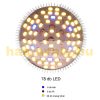 Greenhouse lighting Plant lamp plant growing LED 50W with E27 socket 78 LEDs