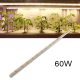 60W plant lighting fluorescent lamp 120 cm long with sunlight effect, plant growing lamp IP44 can be connected in series