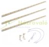 60W plant lighting fluorescent lamp 3 pieces 120 cm long with sunlight effect, plant growing lamp IP44 can be connected in series