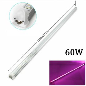    60W növényvilágító fénycső 3 db 120 cm hosszú,toldható növénynevelő LED lámpa kapcsolóval 