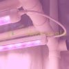  60W plant lighting fluorescent lamp 120 cm long, foldable plant growing LED lamp with switch 