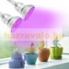 60W flexibilis csíptethető full spektrumu növénynevelő lámpa 40 LED-es dupla fejű asztali lámpa ,2x