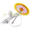 6W Greenhouse lighting yellow flower-shaped plant lamp plant grower with detachable base