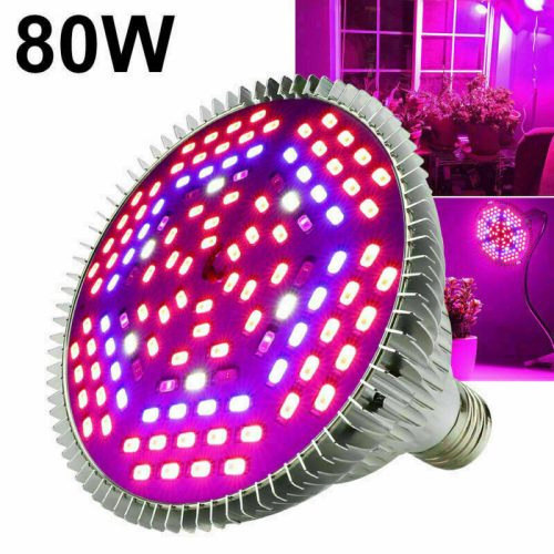 80W E27 Greenhouse lighting Plant lamp for growing plants with LED E27 socket