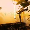 Waterproof greenhouse 360° lighting 2-piece 180W fluorescent tube set plant growing LED light IP65 waterproof for foil tent