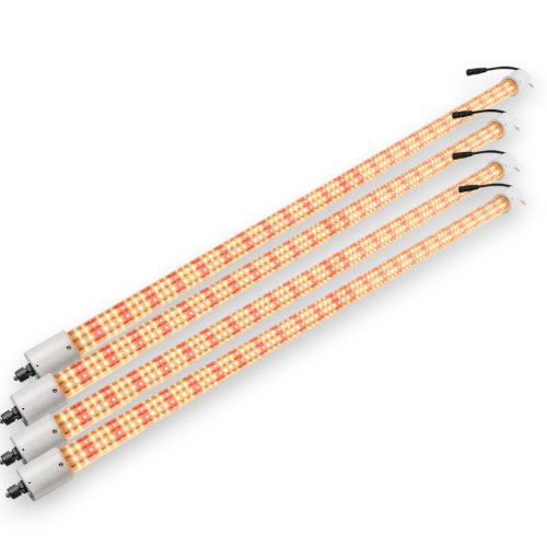 Waterproof greenhouse 360° lighting 4-piece 180W fluorescent tube set plant growing LED light IP65 waterproof for foil tent