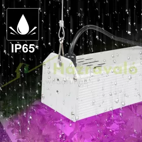   Vízálló üvegház világítás 450W növénynevelő LED fény panel állítható fényerő IP65 vízállóság fóliasátorhoz
