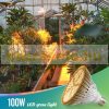 100W Plant lamp Greenhouse lighting with SUNLIGHT-like light Flower grower with UV and IR led with E27 socket