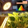 120W Plant lamp Greenhouse lighting with SUNLIGHT-like light Flower grower with UV and IR led with E27 socket