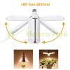 150W Plant lamp set of 2, Greenhouse lighting with SUNLIGHT-like light Flower grower 414 LED light with UV and IR LED with E27 socket