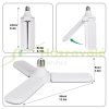 150W Plant lamp set of 2, Greenhouse lighting with SUNLIGHT-like light Flower grower 414 LED light with UV and IR LED with E27 socket