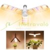 150W Növény lámpa  4 darabos szett, Üvegház világítás NAPFÉNY jellegű fénnyel Virág nevelő 414 LED fény UV és IR leddel E27 foglalattal