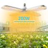 200W Plant lamp greenhouse lighting with sunlight-like light flower grower 552 LED lights with UV and IR LEDs with E27 socket