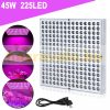  90W Növénynevelő LED lámpa felakasztható 2 x 144LED növénylámpa panel üvegház világítás 