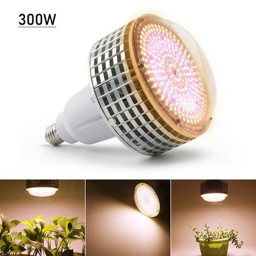 300W Plant lamp Greenhouse lighting with SUNLIGHT-like light Flower grower with UV and IR led with E27 socket