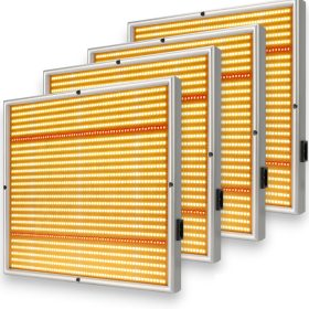   600W Üvegház világítás napfény jellegű fénnyel fóliasátor növénynevelő 4 x 1560 db LED fény