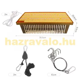   500W Növény lámpa Üvegház világítás Virág nevelő teljes spektrumú IR leddel