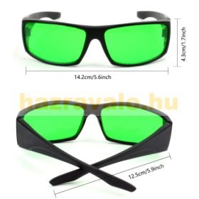   Növény nevelő lámpához ajánlott védő szemüveg UV-A, UV-B, UV-C és IR sugárzás ellen