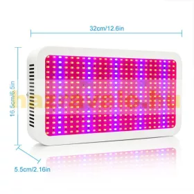 Növénylámpa Üvegház világítás növénynevelő LED fény 400W extra UV és IR leddel