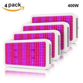   4 db 400W Növénylámpa Üvegház világítás növénynevelő LED 1600W fény extra UV és IR leddel