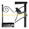 Flower stand, corner shelf, plant holder, foldable with 5 shelves