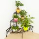 Flower stand plant holder staggered outdoor or indoor shelf 