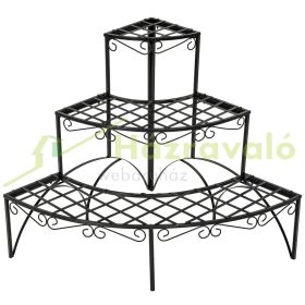  Virágtartó állvány növénytartó lépcsőzetes kültéri vagy beltéri polc 