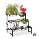 Flower stand staggered outdoor or indoor plant shelf 