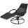 Sunbed rocking lounger 191x77x82 cm relax chair anthracite garden chair