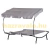 Sunbed double lounger 200x170x134 cm with awning