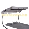 Sunbed double lounger 200x170x134 cm with awning