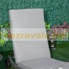 Sunbed polyrattan garden lounger 207x70x70 cm gray with adjustable backrest