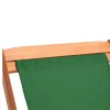 Kerti napozóágy akácfából 94x60x94 cm összecsukható strandszék, állítható háttámlával, zöld 