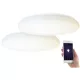 Mennyezeti lámpa 2 db WLAN-LED Amazon Alexa és Google Assistant számára, 36W