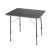 Összecsukható kemping asztal 80x60 cm magassága állítható 50-70 cm ezüst szürke színben
