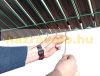 Panel that can be attached to a vertical 3D fence brown 173x250 cm privacy bar suitable for fences
