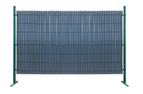Vertical 3D fence panel anthracite 173x250 cm privacy bar suitable for fences