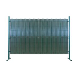   Függőleges 3D kerítésbe fűzhető panel zöld 153x250 cm kerítéshez alkalmas belátásgátló léc