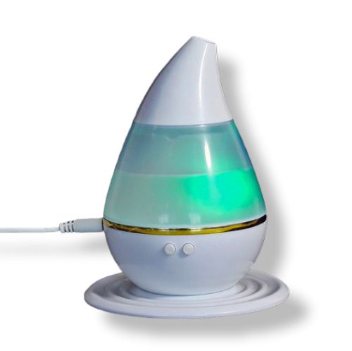 Humidifier, aroma diffuser ultrasonic essential oil vaporizer 250 ml cone white