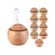 Humidifying, wood-effect aroma diffuser electric ultrasonic essential oil vaporizer 130 ml