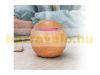 Humidifying, wood-effect aroma diffuser electric ultrasonic essential oil vaporizer 130 ml