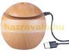 Humidifying, wood-effect aroma diffuser electric ultrasonic essential oil vaporizer 130 ml