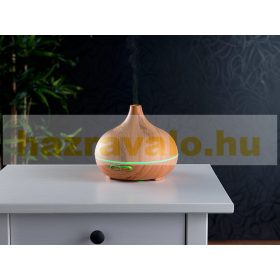   Fahatású aroma diffúzor, párásító, elektromos ultrahangos illóolaj párologtató 300 ml