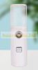 Battery-operated humidifier travel hand-held small ultrasonic diffuser with USB charging. High efficiency automatic shutdown