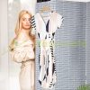 Folding 4-part screen 170 cm room divider gray decorative Spanish wall