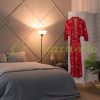 Folding 4-part screen 170 cm room divider gray decorative Spanish wall