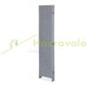 Folding 4-part screen 170 cm room divider gray decorative Spanish wall