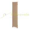 Folding 4-part screen 170 cm room divider light brown decorative Spanish wall