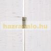 Indoor partition screen 170x180 cm white with 4 partition panels with shelves