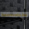 Indoor partition screen 170x180 cm black 4 partition panels with shelves